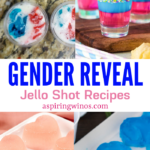 Jello Shots Perfect For Gender Reveal Parties | Pink Jello Shot Recipes | Blue Jello Shot Recipes | Pink and Blue Jello Shot Recipes | Ideas for Gender Reveals | Boozy Gender reveal ideas #Pink #Blue #Jello #Shots #JelloShots #PinkJelloShots #BlueJelloShots #GenderReveal