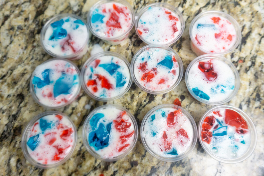 4th of July Jello Shots