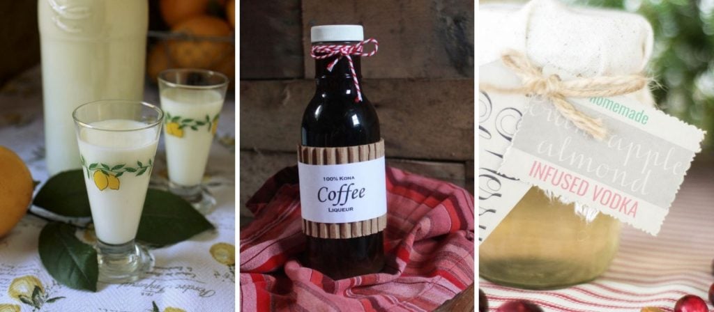 Homemade Liqueurs You Can Make as Gifts | Homemade Liqueurs | Make Moonshine | How to Make Your Own Liqour| How to Make Your Own Booze | #gifts #alcohol #homemade #booze