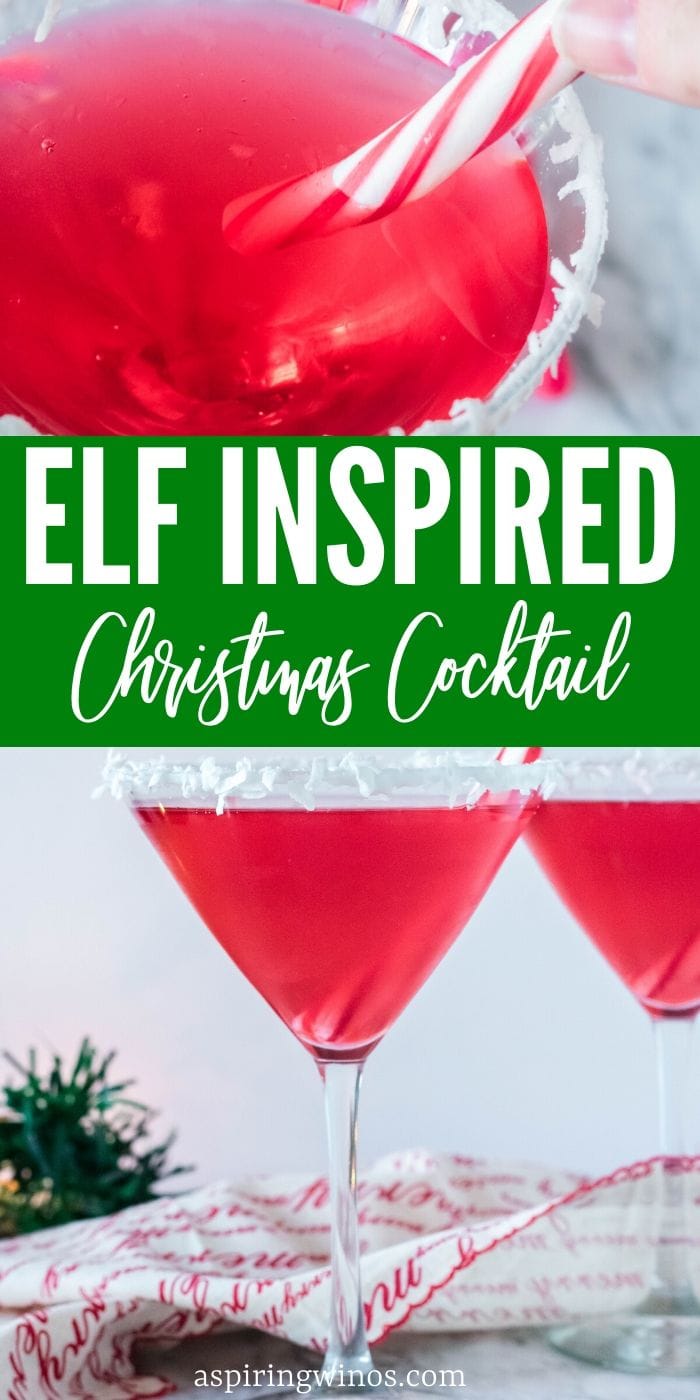 Naughty Elf Cocktail Recipe - whip up this fun bright red cocktail to enjoy or get you through, your choice, this festive holiday season. It's probably one of the best elf on the shelf ideas out there, you get to enjoy while moving that little guy around, hanging out with friends, or celebrating in style. #rum #cocktails #elfontheshelf #christmas #festivus