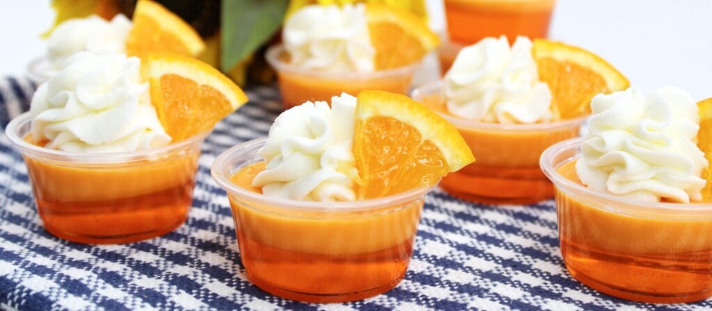 Orange Mango Daiquiri Jello Shots