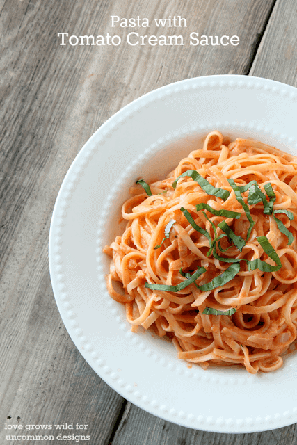 Tomato Based Dishes To Pair With Chianti - Pasta with Tomato Cream Sauce