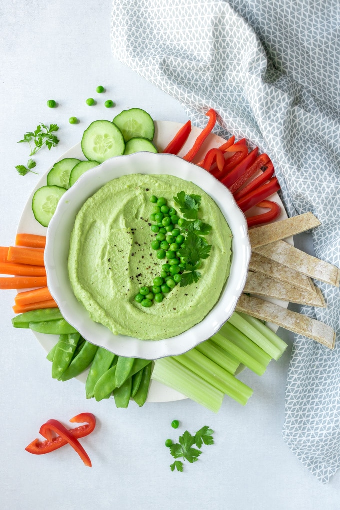 Cold Dip Recipes Pea Hummus 