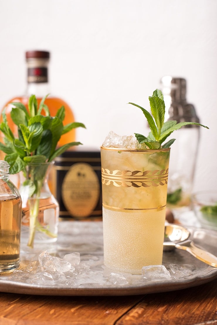 Peach Tea Mint Julep