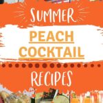 Peach Colored Cocktails | Peach Cocktails for Summer | Fruity Cocktails | Peach Flavored Cocktail Recipes | The Best Chilled Cocktails | Summer BBQ Cocktails | Sweet Cocktails | #cocktails #recipes #peach #sweet #alcohol