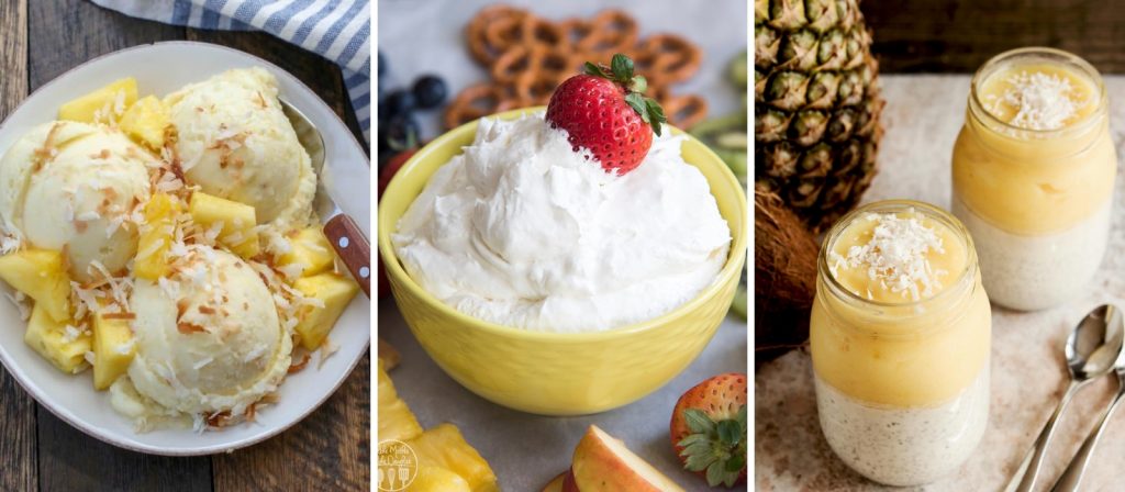 Best Pina Colada Inspired Recipe Roundup | If You Like Pina Coladas | Brunch Recipes | Pineapple and Cocount Recipes | Baking with Pineapple | Baking with Coconut | Pineapple Recipes | Coconut Recipes| #reciperoundup #pinacolada #cocktails
