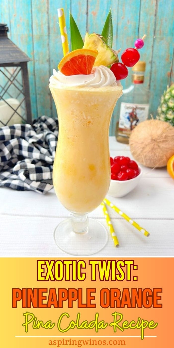 Exotic Twist: Pineapple Orange Pina Colada Recipe