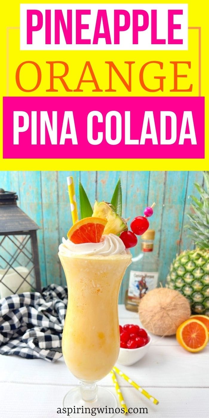 Exotic Twist: Pineapple Orange Pina Colada Recipe