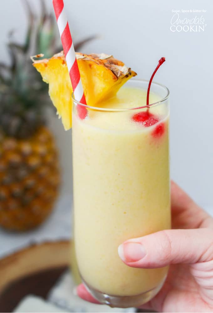 Rum Cocktail Idea - Pineapple Rum Slush