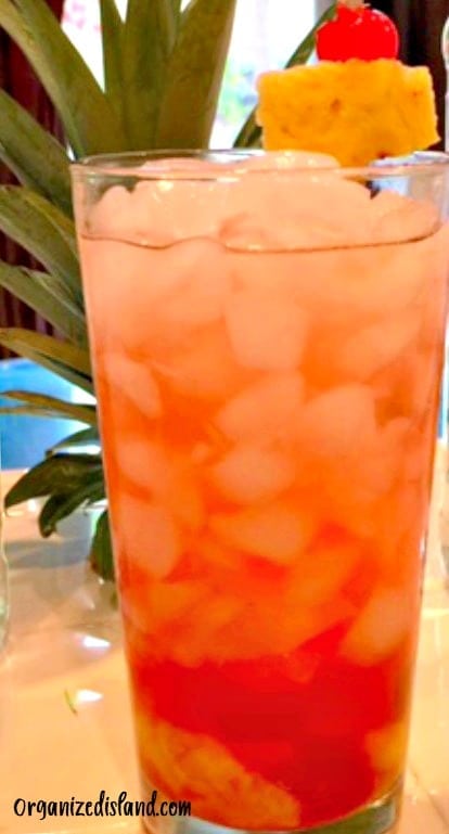 Rum Cocktail Idea - Ruby Reef Rum Punch