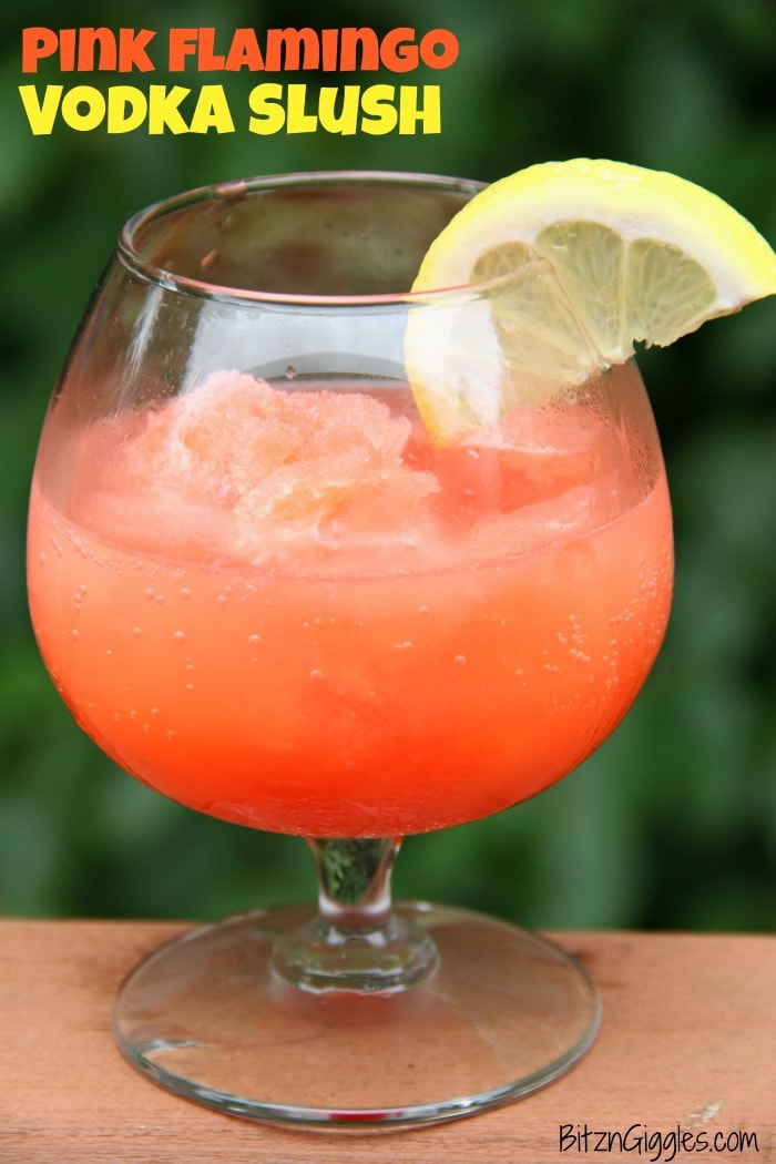 Pink Flamingo Vodka Slush