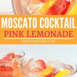 Pink Lemonade Moscato | Moscato Recipe | Pink Lemonade Cocktail | Brunch Cocktail Ideas | Fruit Cocktail Recipe #PinkLemonadeMoscato #PinkLemonadeCocktail #BrunchCocktails #FruitCocktailRecipe #MoscatoRecipe