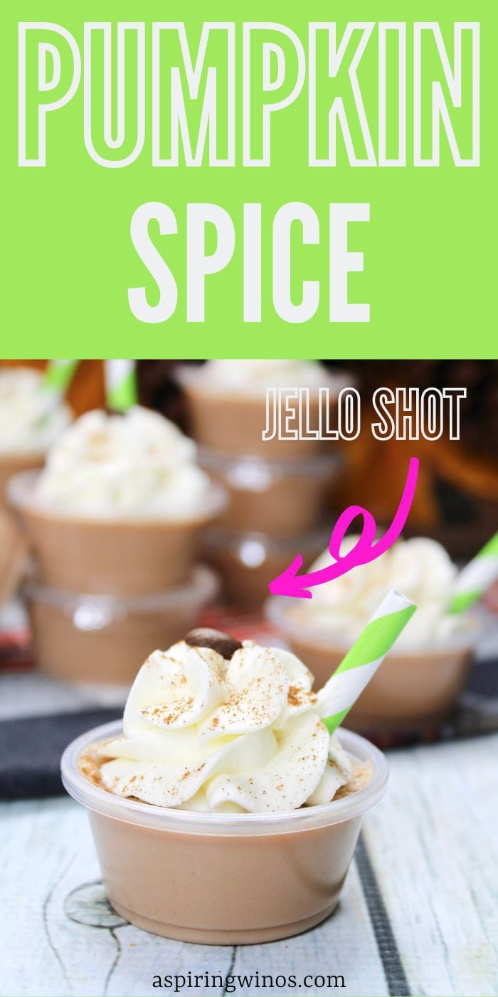 Pumpkin Spice Latte Jello Shots - Aspiring Winos