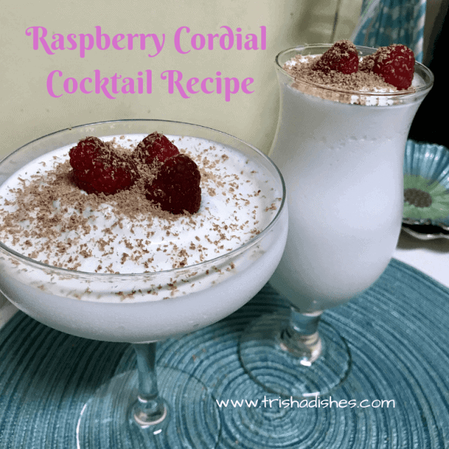 Spiked Raspberry Cordial