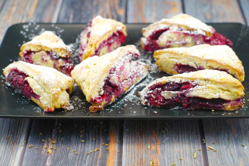 Raspberry Lemon Scones