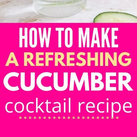 Recipe For Cucumber Melon Cocktail