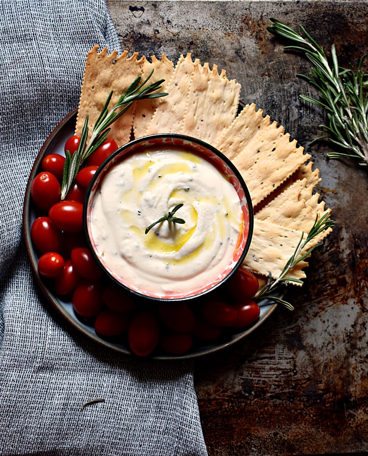 Rosemary, Truffle oil, And Ricotta Dip