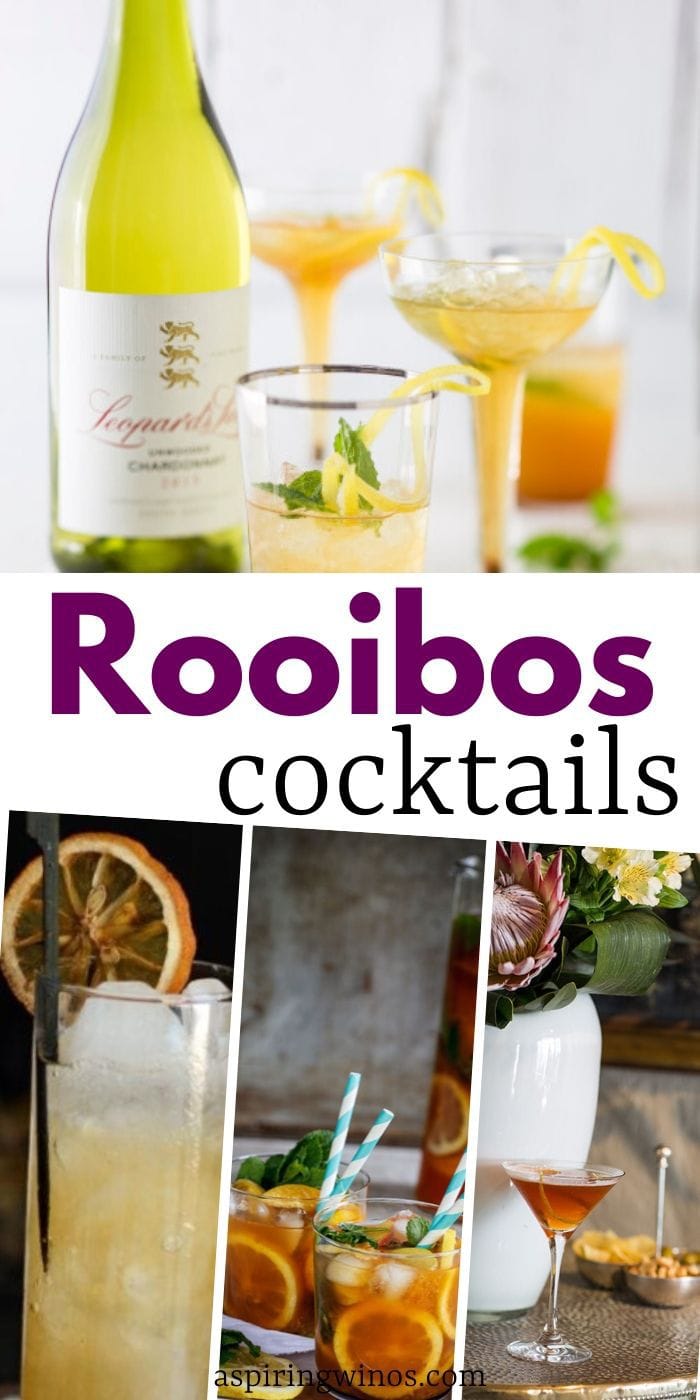 Rooibos Inspired Cocktails | Alcoholic Drinks | Southerner's African Cocktails | Caffeine Free Tea Cocktails | Boozy Tea | #rooibos #cocktails #tea #getyourdrinkon