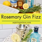 Rosemary Gin Fizz | Rosemary Gin Fizz Recipe | Gin Cocktail Recipes | Rosemary Infused Cocktails | Cocktail Recipes #Rosemary #Gin #Cocktails #RosemaryGinFizz #CocktailRecipes
