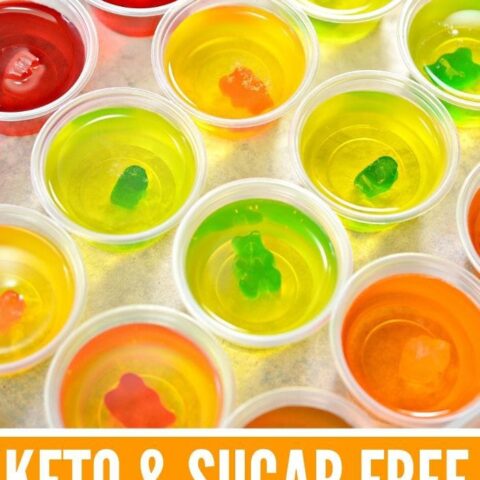 Keto Jello Shots: Sugar Free Rummy Bear Jello Shots