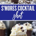 S'mores Cocktail Shots | Chocolate Mold Shot Glasses | Whipped Cream Vodka | Caramel Liqueur | Irish Cream Shots | Shots Recipe #SmoresCocktailShots #WhipedCreamVodka #IrishCream #CaramelLiqueur #ShotsRecipe