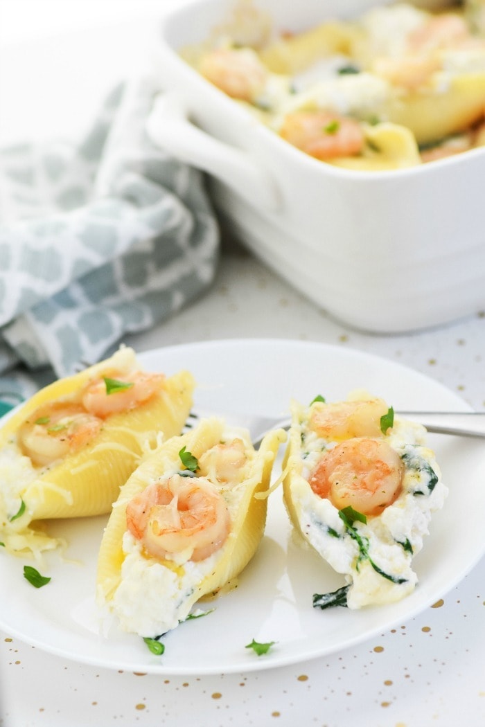 Ideas to pair with Cali Chard - Shrimp Scampi Stuffed Shells