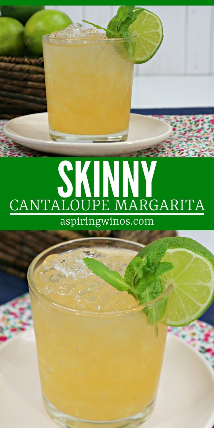 Cantaloupe Skinny Margarita