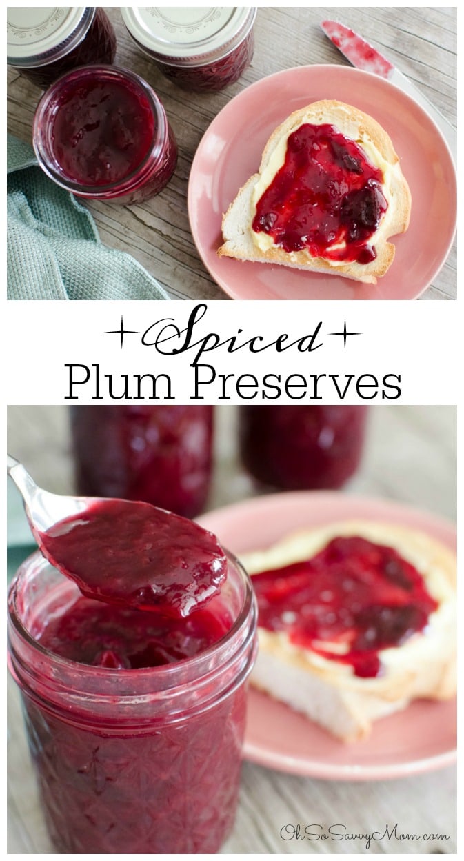 Delicious Jelly Recipes For Your Cheese Board - Spiced Plum Preserves Recipe