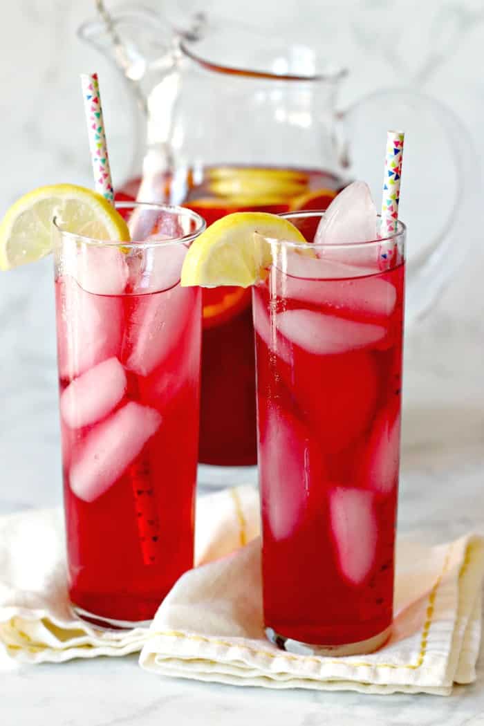 Rum Cocktail Idea - Spiked Iced Tea Cocktails