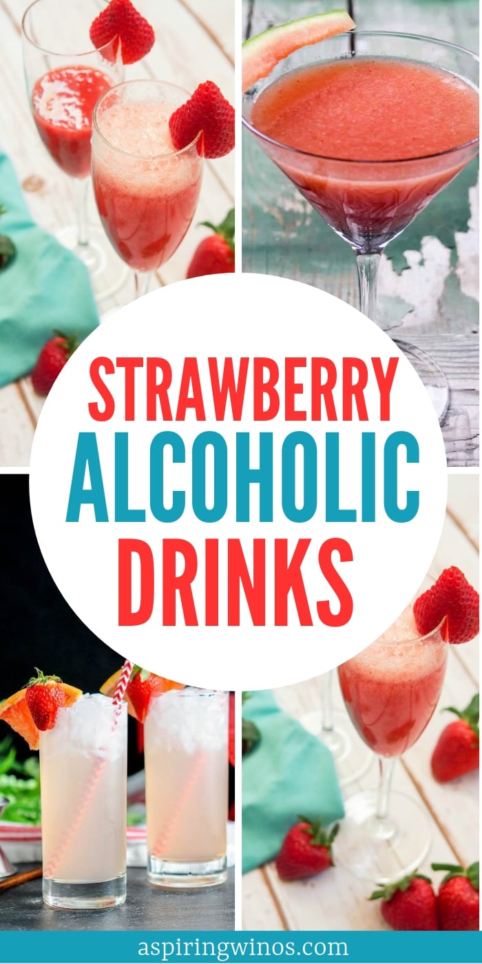 Strawberry Alcoholic Drinks to enjoy this summer with friends | Ways to use strawberries in drinks | Strawberry flavored drink ideas that are refreshing and alcoholic | Strawberry Alcoholic Drinks You Didn't Know You Needed| Stawberry Banana Alcoholic Drinks| Stawberry Drink Recipes| #recipe #cocktail #strawberrycocktail 