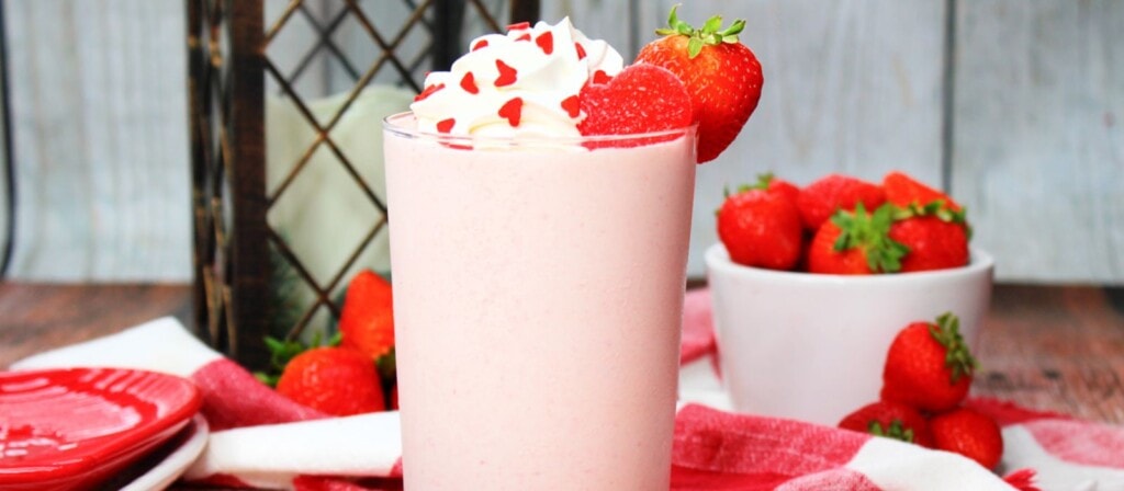 Strawberry Milkshake Cocktail