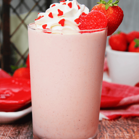 Strawberry Milkshake Cocktail