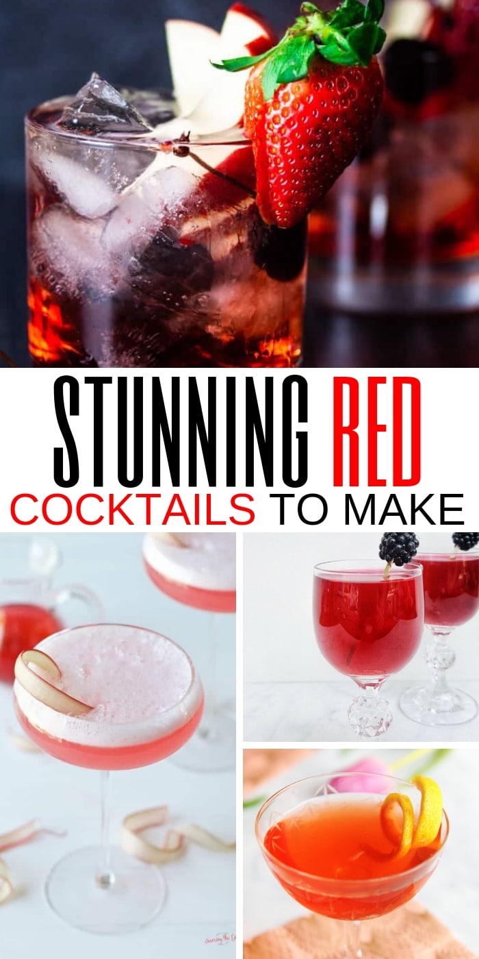 Rocking Red Cocktail Recipes | Cocktails for a Red Wedding | Cocktails for a Bridal Shower | Cocktails for a Party | Themed Cocktails | Red Cocktails Recipes | The Best Red Cocktails | #wedding #cocktails #redcocktails #shower #party