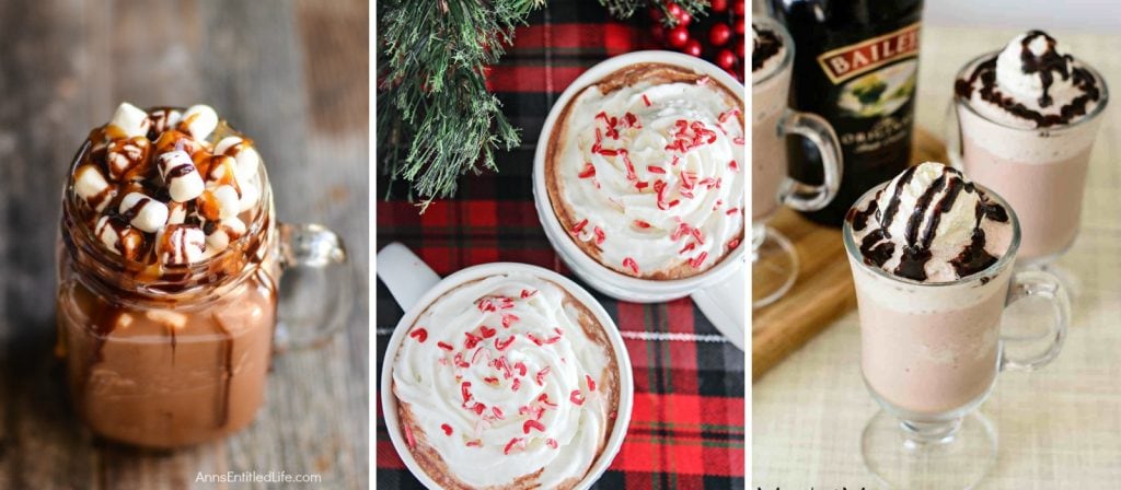 Boozy Hot Chocolate Recipes| Adult Hot Chocolate| Hot Chocolate for Adults| Winter Cocktails| Spiked Hot Chocolate| #boozyhotchocolate #wintercocktails #hotchocolate #adulthotchocolate