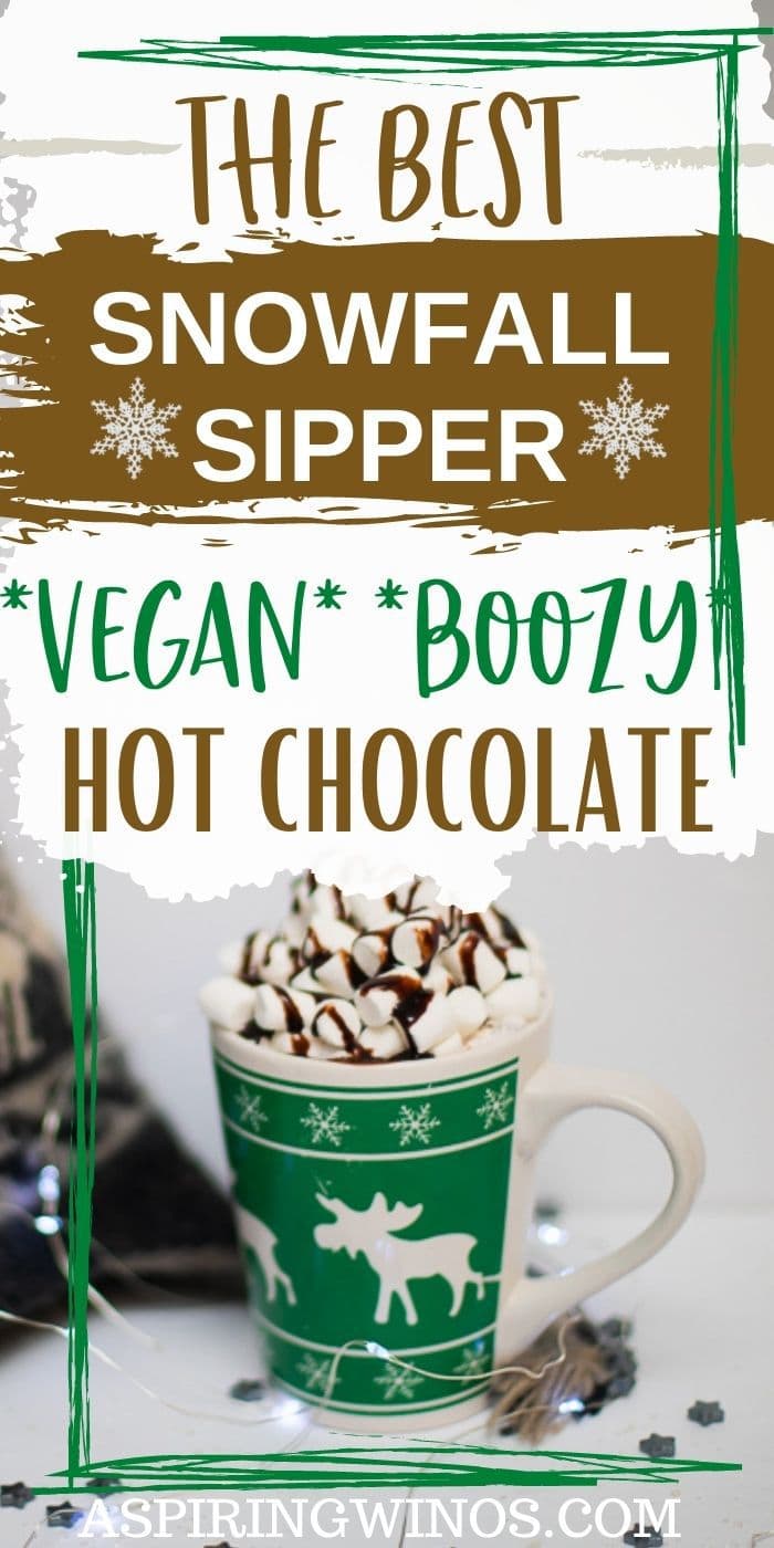 Snowfall Sipper Vegan Boozy Hot Chocolate