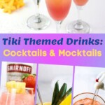 Tropical Tiki Themed Drinks You Need to Try | Tiki Themed Cocktails | Tiki Themed Mocktails | Cocktail and Mocktail Drink Ideas | Tropical Drink Recipes | Tiki Party Drink Ideas #Mocktails #Cocktails #DrinkRecipes #TikiThemedDrinks #TikiDrinkRecipes