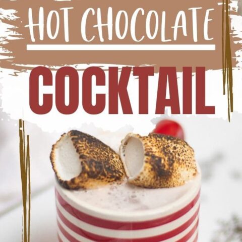 Cozy Hot Chocolate Cocktail | Cocktail made with Hot Chocolate | Rum Hot Chocolate | Marshmallow Cocktail Recipe | The Best Winter Cocktails | Christmas Cocktail | Festive Cocktail Recipe | Christmas Hot Chocolate Cocktail | #hotchocolate #cocktail #recipe #boozyhotchocolate #Christmas