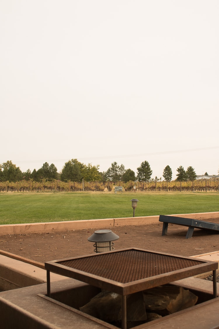 Tri-Cities Road Trip - J Bookwalter Firepit and Cornhole