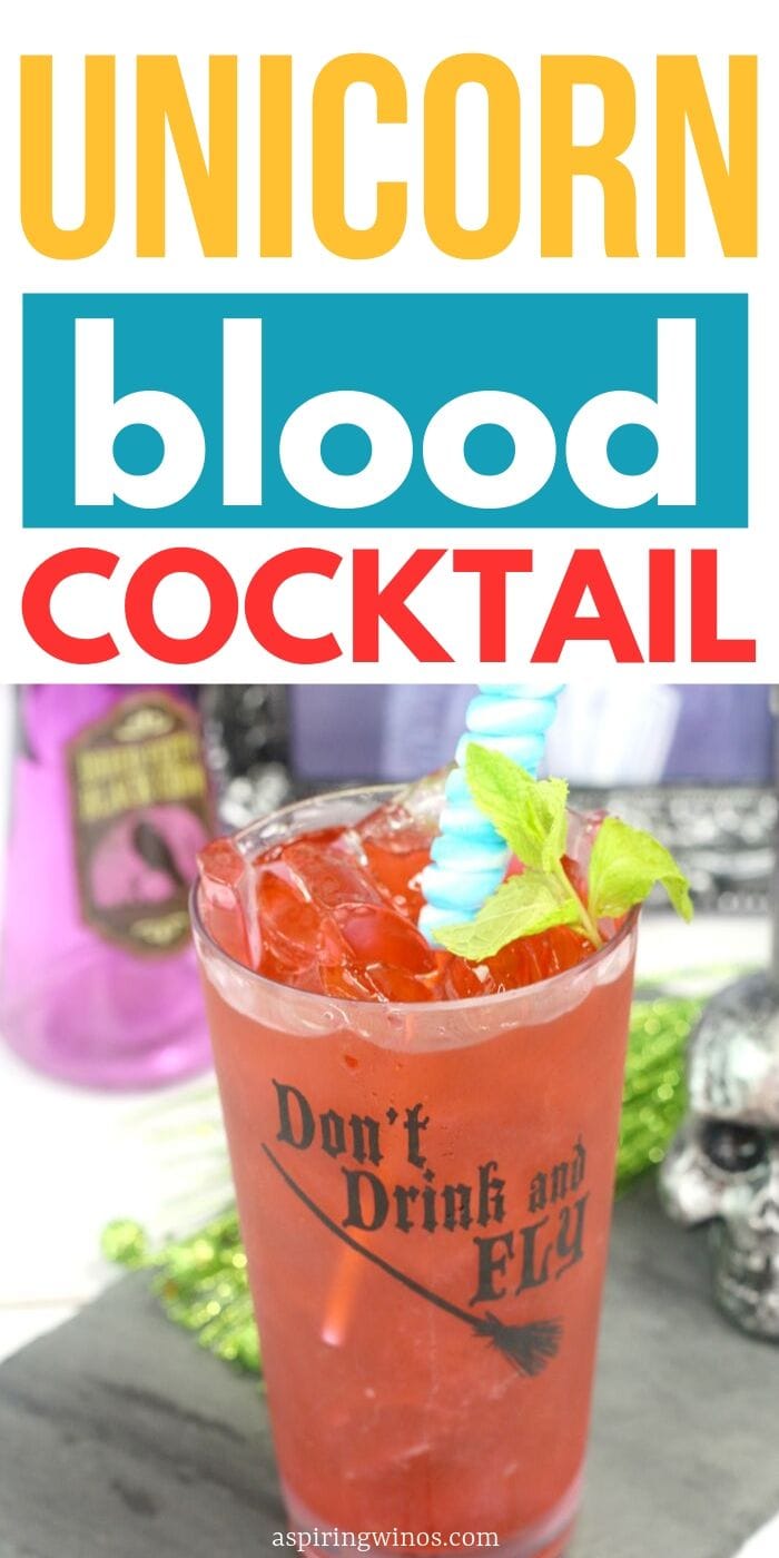 Unicorn Blood Cocktail Party Drink | Mixed Drink for a Party | Tequila Cocktails | Sweet Alcoholic Beverages | Cocktails that are Sweet | Cocktails that Will Mess You Up | #partydrink #cocktail #tequila #party