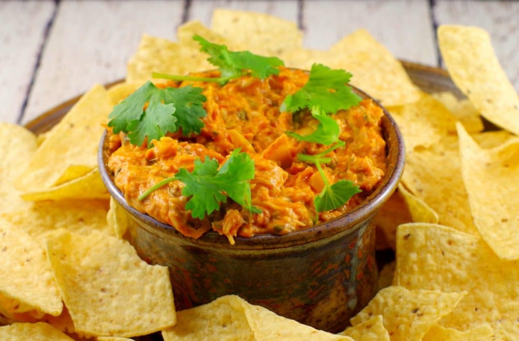 Baked Artichoke & Cilantro Pizza Dip