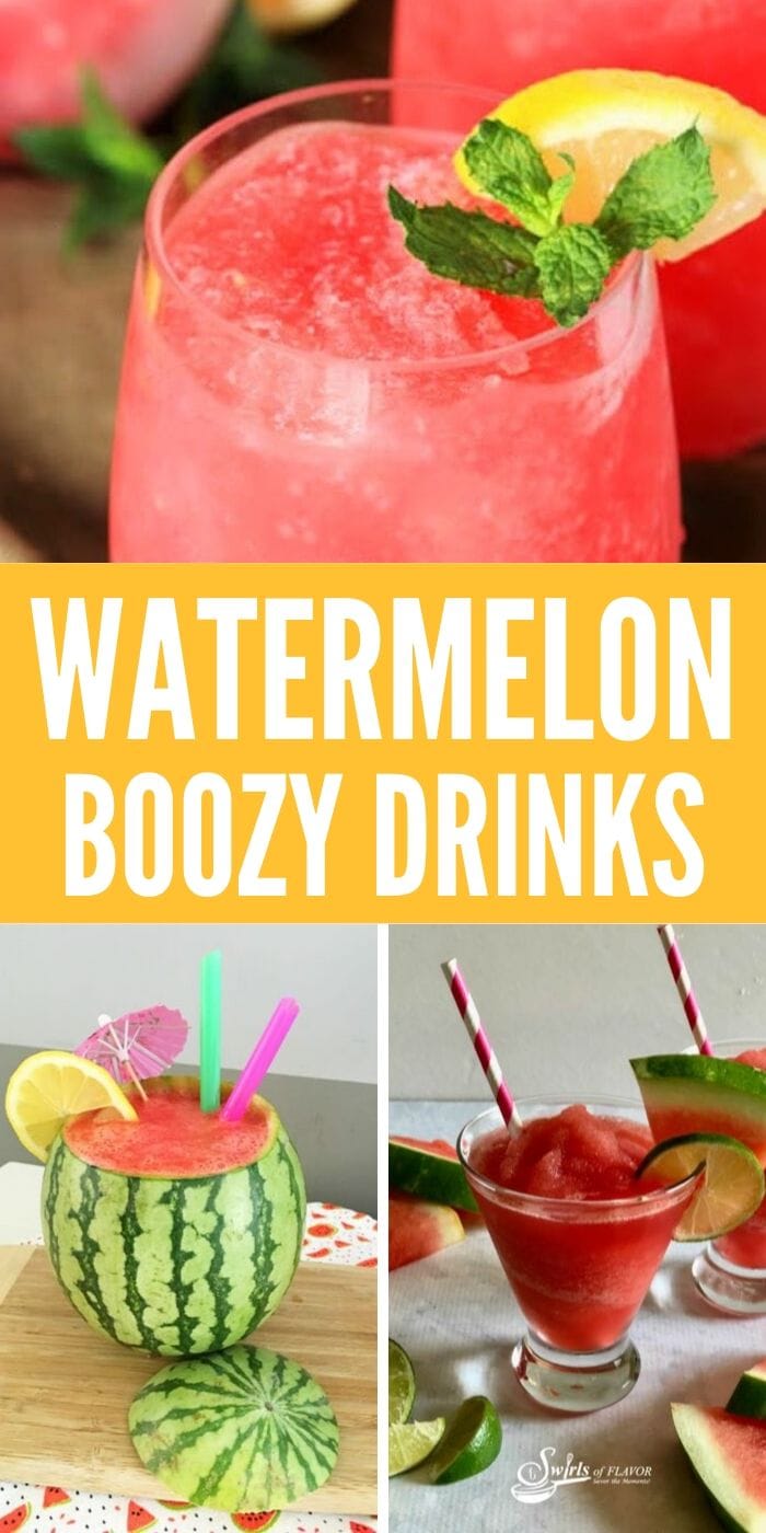 Watermelon Alcoholic Drinks | Summer Drinks | Cocktails for Summer | Watermelon Cocktails | The Best Watermelon Drinks | The Best Summer Cocktails | Watermelon and Alcohol | #watermelon #summerfun #cocktails