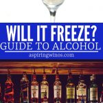 Have you ever wondered what temperature alcohol will freeze at? Specifically, does wine freeze? How long does it take before a frozen beer explodes in your freezer? Learn how to get your champagne cold, but not exploding, with these cocktail tips. #wine #beer #alcohol #spirits #cocktails #vodka