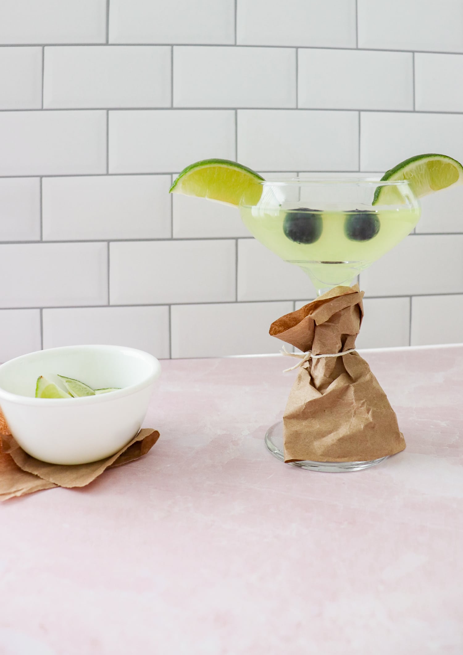 Completed Baby yoda cocktail. 