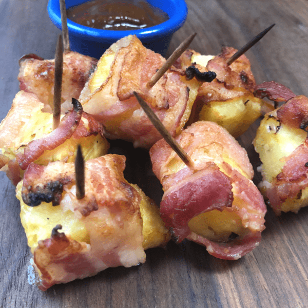 Bacon-Wrapped Pineapple Bites