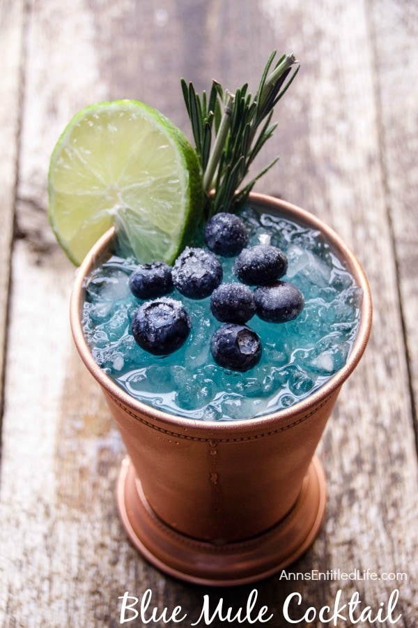 Blue Mule Cocktail