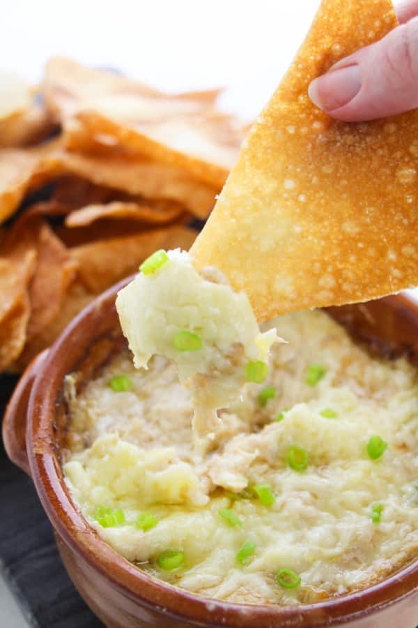 Hot Crab Rangoon Dip Recipe for Your Next Wine Tasting Party