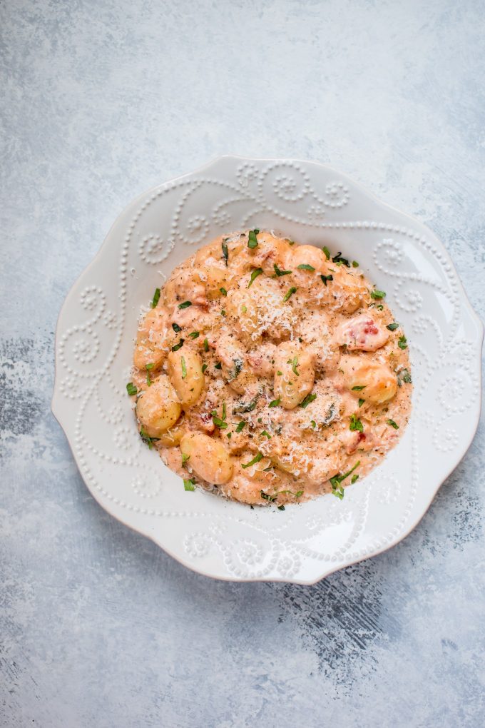 Tomato Based Dishes To Pair With Chianti - Creamy Tomato Gnocchi