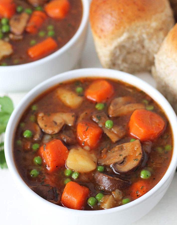 Mushroom Dishes to Pair with Pinot Noir - Vegan Mushroom Stew