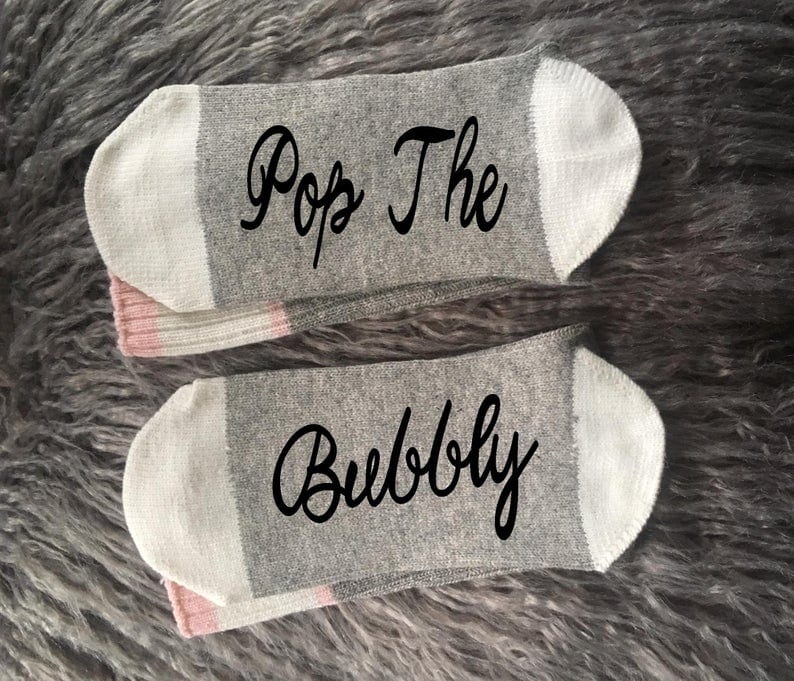 Pop the bubbly socks