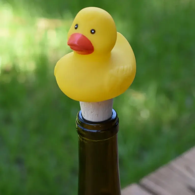 Rubber Duckie Wine Stopper